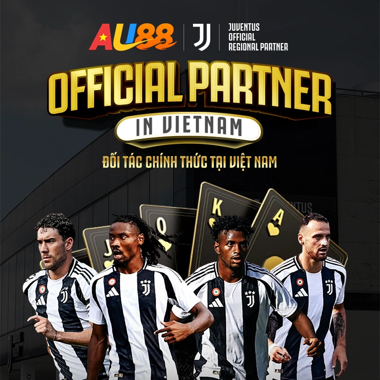 Nhà cái AU88 chính thức bắt tay mời Juventus làm đại sứ thương hiệu